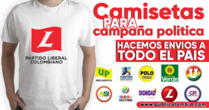 Camisetas blancas para campaña política