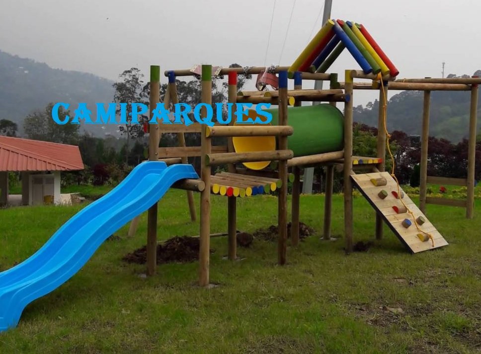 VENTA DE PARQUES INFANTILES EN MADERA JUEGOS EXTREMOS