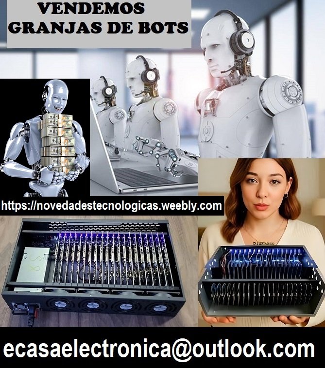 Granjas de bots envio a todo Colombia